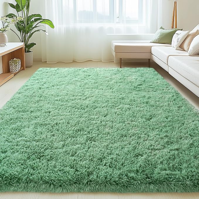 Mugorn 6x9 Rugs for Living Room, Soft Carpet Shag Kids Room Rug, Non-Slip Fuzzy by MUGORN