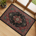 RELEANY Area Rugs Small 2'x3' Washable Non-Slip, Floral Vintage Distress by RELEANY