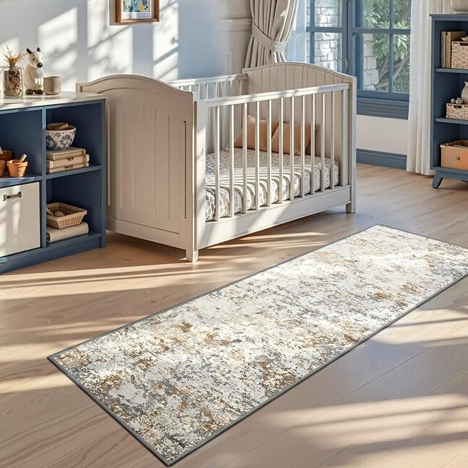 Toneed Entryway Runner Rug 2x6 for Hallway Kitchen, Washable Non-Slip Rug - Image 5