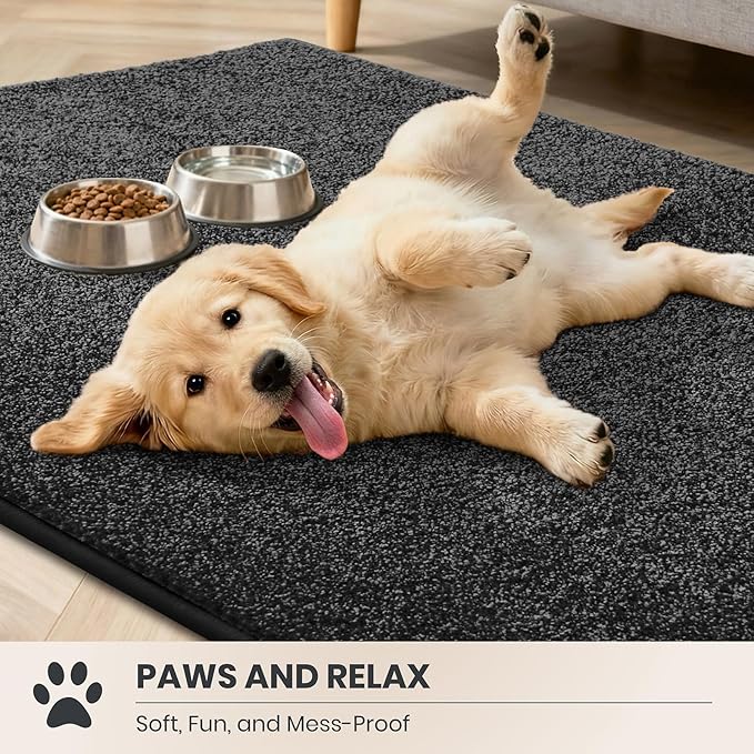 PURRUGS Easy Care Area Rug 4.5ft x 7ft, Non-Slip Washable Entryway Rug - Image 3