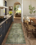 Machine Washable Kitchen Runner Rug: 2'x6' Hallway Rug Non Slip Low-Pile Stain by palohom