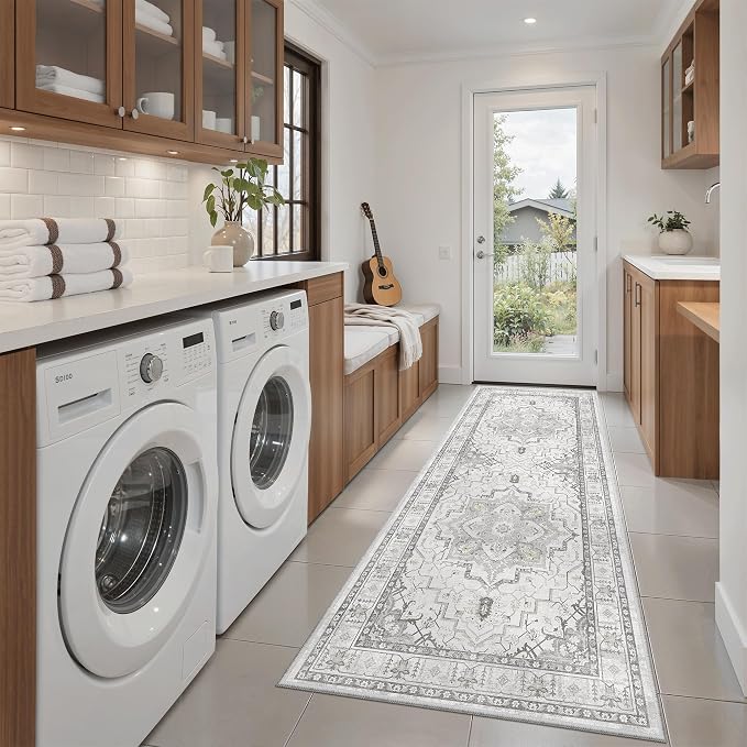 Madane Washable Runner Rug by Madane
