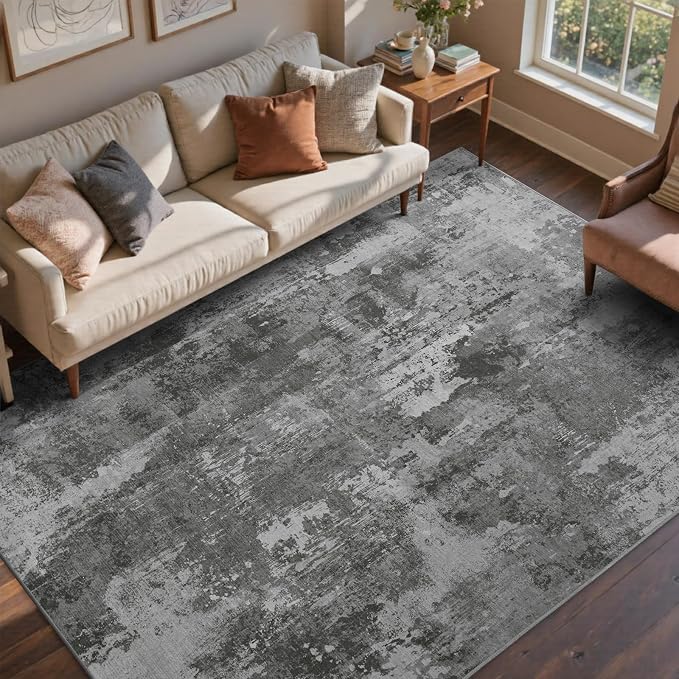 6x9 Ft Large Area Rugs for Living Room, Soft Non-Slip Washable Rugs Modern by Cuzwlovita