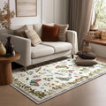 4x6 Washable Area Rugs for Entryway: Small Living Room Rug Stain Resistant Non by palohom
