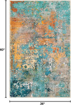 Lahome Modern Abstract Area Rug - Image 2
