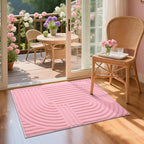 Pauwer Pink Area Rug for Girls Bedroom 2x3 Soft Fluffy Non Slip Machine - Image 8