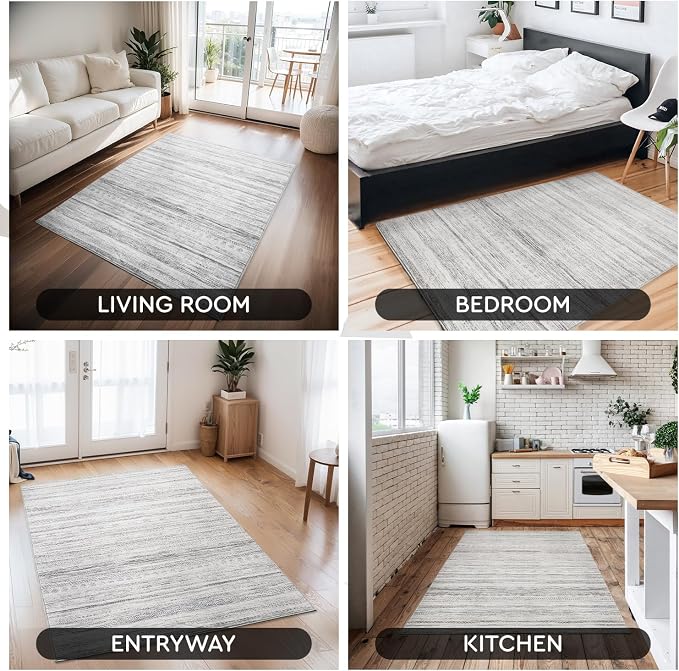 Small Area Rug-2x3 Entryway Rug Non Slip Washable Low Pile Indoor Door Mat - Image 7
