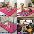 Smiry Dog Door Mat for Muddy Paws 59x24, Absorbent Dirt Trapper, Non-Slip - Image 6