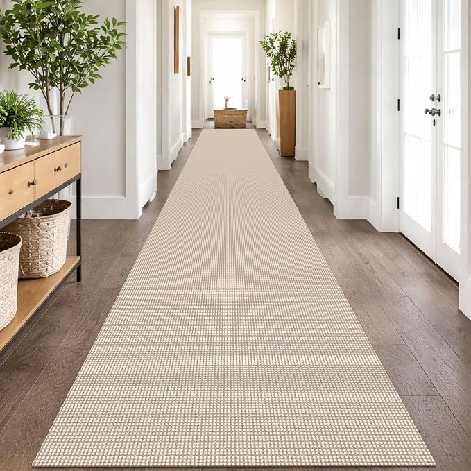 IOHOUZE Washable Exrea Long Hallway Runner Rug 3x20 Non Slip Rubber Backed by iOhouze