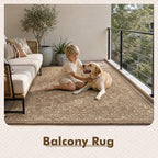 MontVoo-Outdoor Rug-Patio Rug 5x7 ft Polypropylene Indoor Outdoor Rugs Carpet - Image 9