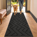 hicorfe Dirt Trapper Indoor Doormat, Non Slip Backing Washable Door Mats by Hicorfe