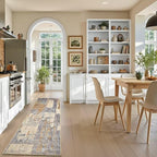 Toneed Entryway Runner Rug 2x6 for Hallway Kitchen, Washable Non-Slip Rug - Image 2