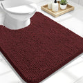 OLANLY Toilet Rugs U-Shaped 24x20, Extra Soft Absorbent Chenille Contour by OLANLY