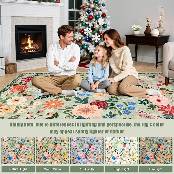 Runner Rug for Entryway: 2x5 Kitchen Rugs Non Slip Washable Ultra-Thin Soft - Image 9