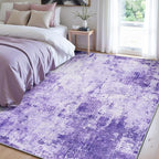 RELEANY Washable Area Rugs 6'x8' Non-Slip Modern Abstract Soft - Image 2