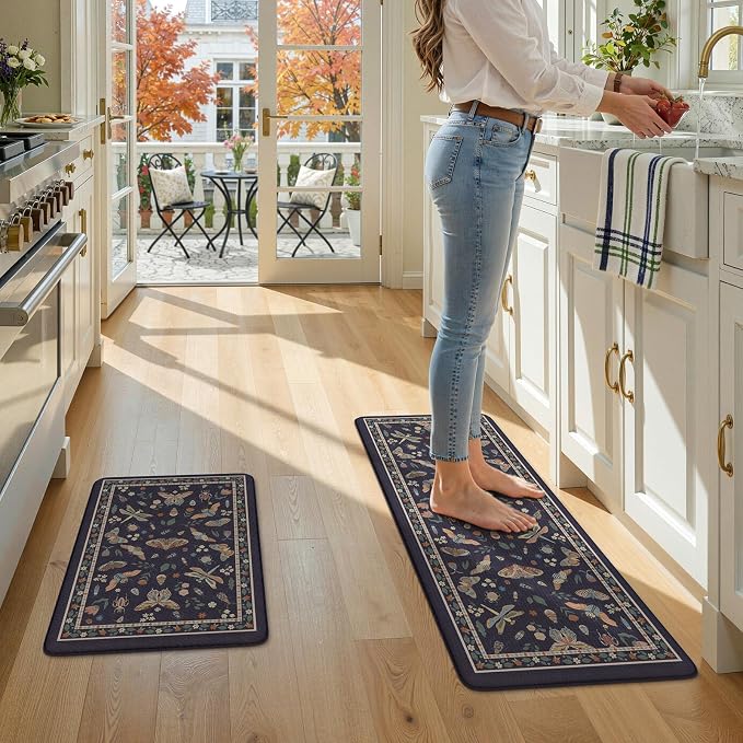 LEEVAN Anti Fatigue Mats for Kitchen Floor Non-Slip, Cushioned Kitchen Mats for - Image 9