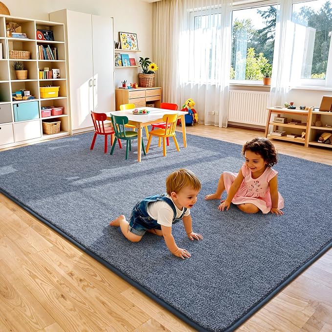 Keeko 4x6 Area Rugs for Living Room, Soft Modern Memory Foam Bedroom Rug - Image 5