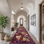 Rug for Hallways Kitchen Rug 2'6" x 14', Non Slip Washable Rugs - Image 2