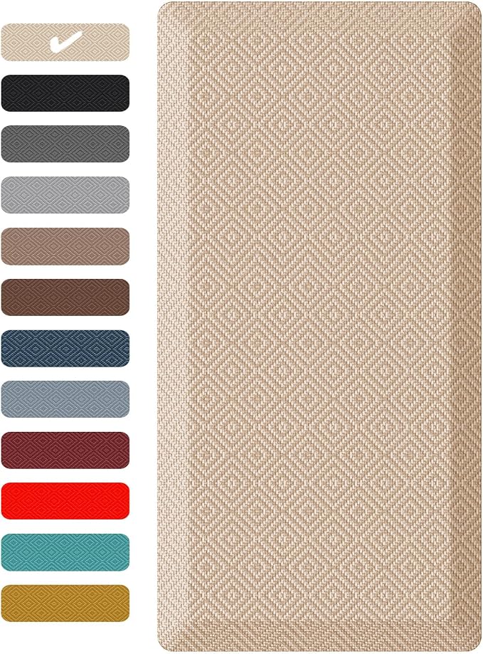 Ophanie Kitchen Mats for Floor, 3/4 Inch Thick, 20x39 Anti Fatigue Cushioned Mat by Ophanie