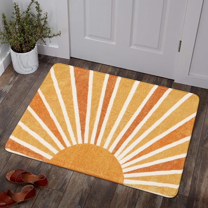 Lahome Boho Sun Print Area Rug by Lahome