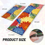 Arenarug Kitchen Mats for Floor 2PCS Cushioned Anti Fatigue Kitchen Mats - Image 2