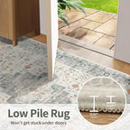 Rugxara 5X7 Taupe Washable Area Rug - Image 7