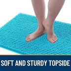 OLANLY Dog Door Mat for Muddy Paws 36x24, Ultra Absorbent Chenille Mud Doormat - Image 3
