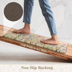 KIMODE Anti Fatigue Kitchen Mat, Farmhouse Kitchen Floor Mats Non-Slip Cushioned - Image 4