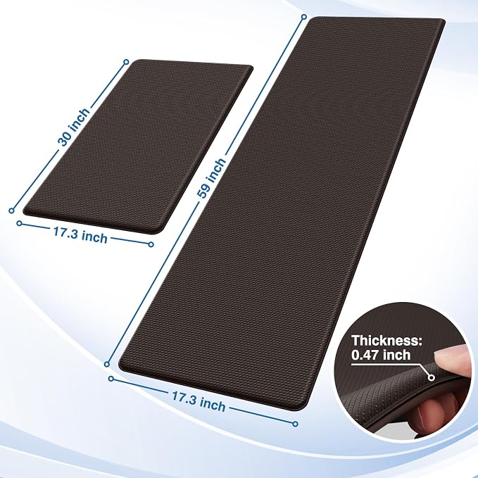 StepRite Kitchen Mats, Cushioned Anti Fatigue Kitchen Mats - Image 2