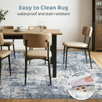10X14 Area Rugs Living Room: Washable Large Abstract Soft Rug Stain Resistant - Image 6