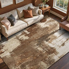 5x7 Ft Area Rugs for Living Room, Soft Non-Slip Washable Rugs Modern Abstract by Cuzwlovita