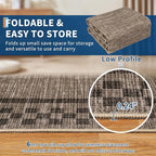 Small Bedroom Area Rug 3x5 Checkered Area Rug - Image 3