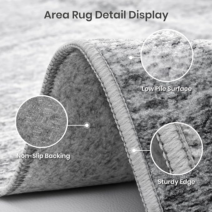 Valenrug Washable Rugs 5x7 - Image 6