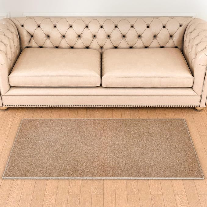 Area Rug with Non Slip Rubber Backing, Washable Soft Floor Carpet - Image 4