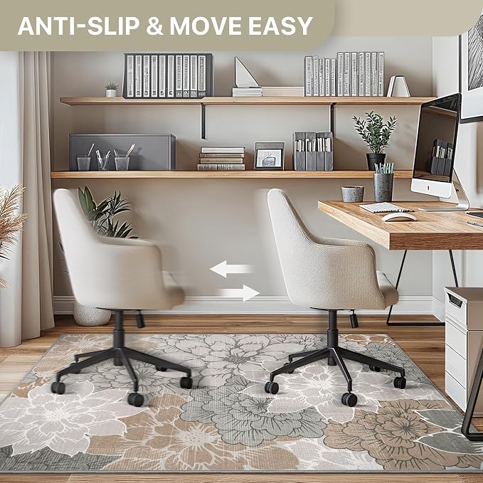 48"x72" Office Chair Mat for Hardwood Tile Floor, Under Desk Carpet Protector - Image 5
