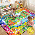 Kids Rug for Playroom, Educational Learning Play Mat, Soft Non-Slip Machine by Unknown