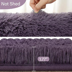 LOCHAS Bedroom Rug 2.6' x 5.3', Soft Oval Throw Rugs Carpet - Image 6