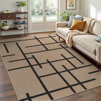 Tangsoo Modern Easy Jute Rug 4x6 - Image 2