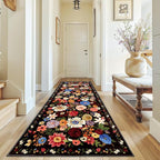 Runner Rug for Hallways 3x7 Espresso, Non Slip Washable Kitchen Rug by WelcometoBabovid