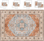 Lessymo 8 x 10 Area Rugs for Living Room, Machine Washable Area Rugs Boho Faux - Image 2