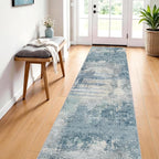 Abstract Rug Runners 2x8 Washable: Modern Rugs Non Slip - Image 4