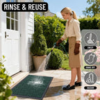 OLANLY Front Door Mat Outside Entrance 35x23, Heavy Duty Sturdy Natural Rubber - Image 7