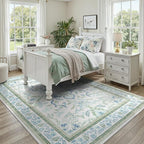 DCX Green 3x5 Rug, Kid & Pet Friendly - Image 3