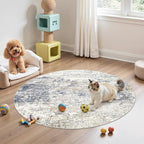 DMOYEST 4ft Round Area Rug Living Room Rugs - Image 6