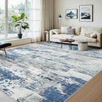 Area Rugs 8x10 Living Room: Large Soft Washable Rug Modern Abstract Anti-Skid - Image 2