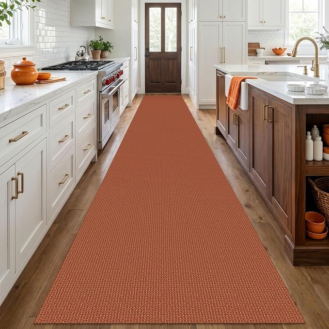 IOHOUZE Washable Exrea Long Hallway Runner Rug 3x20 Non Slip Rubber Backed - Image 2