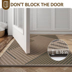 Front Door Mat 17''x30'', Non Slip Absorbent Dirt Resist Washable Low-Profile - Image 6