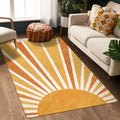 Lahome Boho Area Rug: 4'x6' Machine Washable & Non-Slip by Lahome