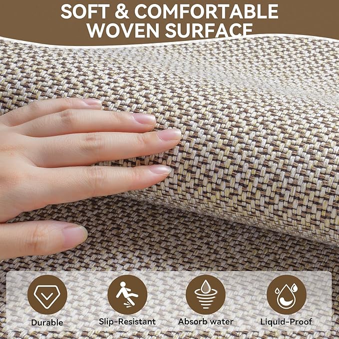 Kitchen Rugs Non-Slip and Washable, Kitchen Mats - Image 3