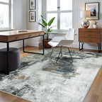6x9 Area Rugs for Living Room Rug Washable: Abstract Rug for Dining Room - Image 3